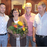 Bild: Chamer Zeitung / von links nach rechts: Franz Kopp, MdB Marianne Schieder, Franz Brunner und Peter Schmid